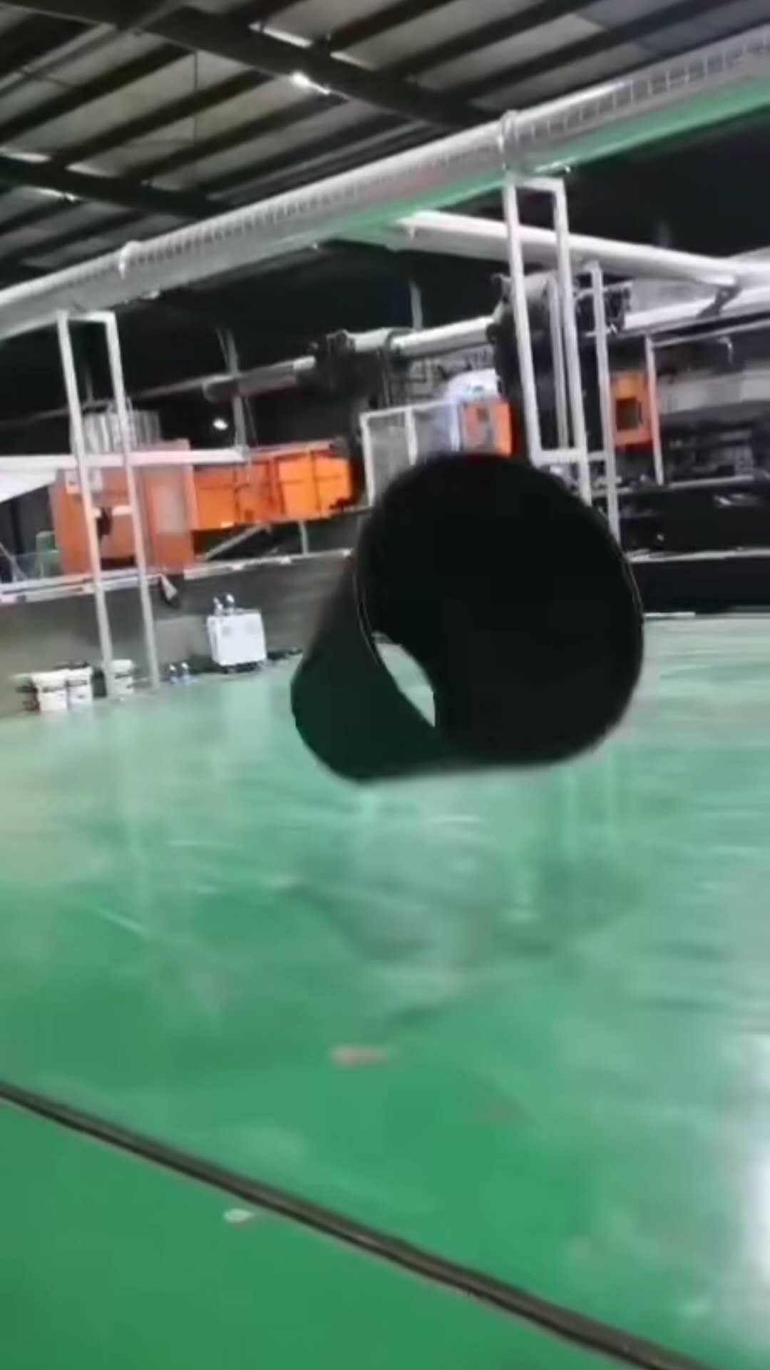 客户生产的PE塑料井质量测试
